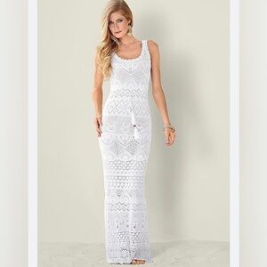 Venus Crochet Maxi Dress
